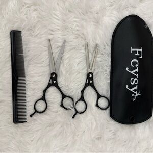 Black Hair Styling Scissors Set
